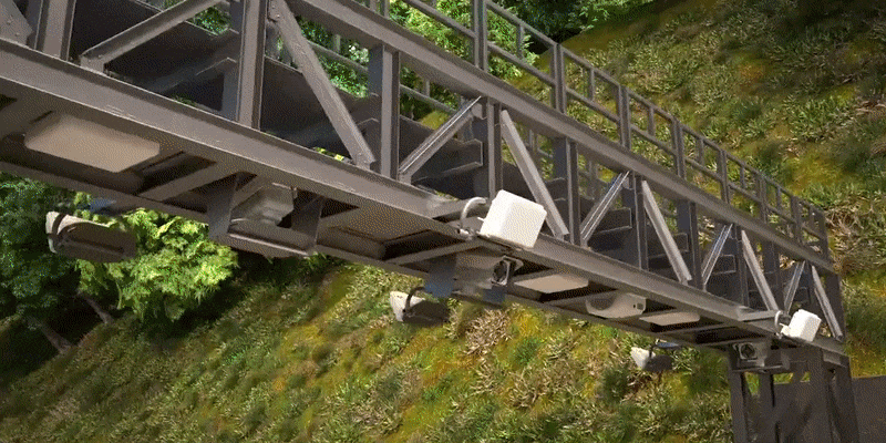 Sistema de pedágio Free Flow em operação